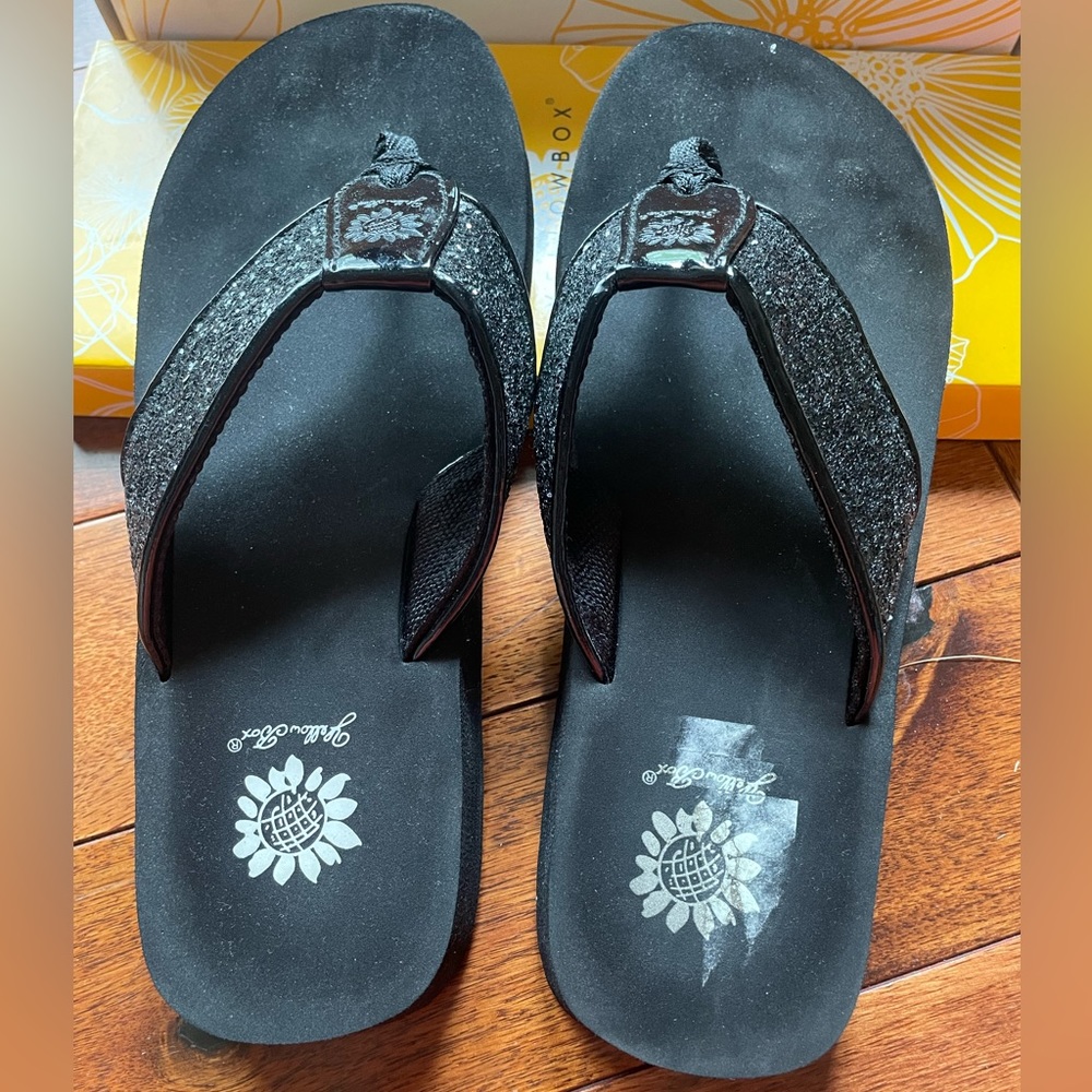 Yello Box Carolina Black Sandals